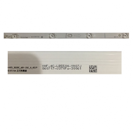 Tira 4 Led THOMSON 55UC6406 YHF-4C-LB5504-YH07J SWAP