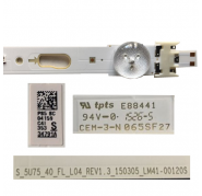 Tira 4Leds Samsung E88441 CEM-3-N 065SF27 UE40JU6400K