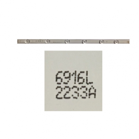 Tira 5 Led LG 55LF800 6916L-2233A B