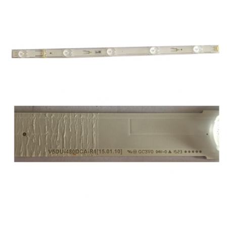 Tira 5 Led Samsung UE48JU6000K V5DU-480DCA-R1 SWAP