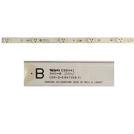 Tira 5 Led SONY KDL-40W605B CEM-3 B SWAP