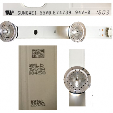 Tira 5Leds "A" 00450 6916L 2232A LG 55LF5800