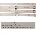 Tira 5Leds "A" GAN01 0936A LGD LG 49LF510V SWAP