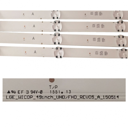 Tira 5Leds "A" GAN01 0936A LGD LG 49LF510V SWAP