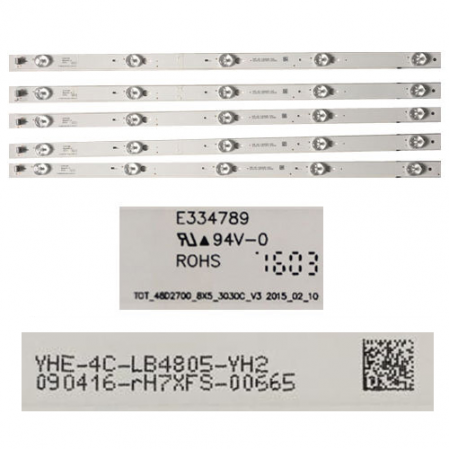 Tira 5Leds ThomsonE334789 090416-rH7XFS-00665 48FA3203 SWAP