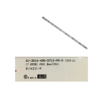 Tira 6 LED PHILIPS 49PUH6101/88 GJ-2K16-490-D712-P5-R