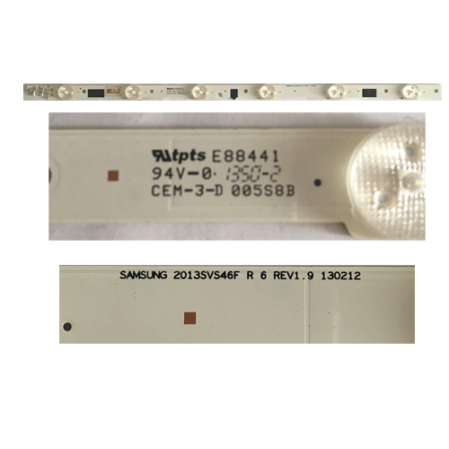 Tira 6 Led Samsung CEM-3-D 2013SVS46F SWAP