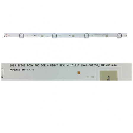 Tira 4 Led Samsung UE48J5000AW LM41-00120Q LM41-00149A