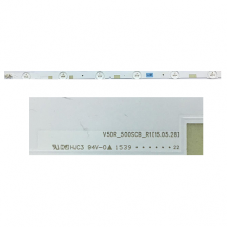 Tira 6 Led Samsung UN50JS7000 V5DR_500SCB_R1