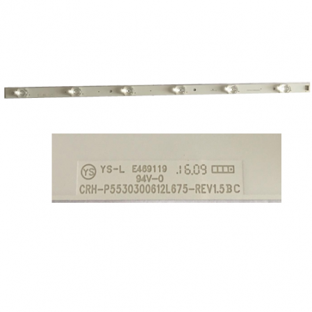 Tira 6 Led Sharp LC-55CUF8472ES CRH-P5530300612L675 SWAP