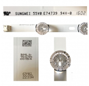 Tira 6Leds "B" 00154 6916L 2233A LG 55LF5800