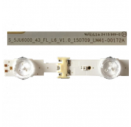6Leds Strips Samsung UE43JU6060K LM41-00172A