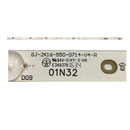 Tira 7 Led PHILIPS 43PUS6401/12 GJ-2K16-550-D714-V4-R