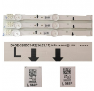 Tira 7Leds D4GE-320DC1-R2 Samsung  UE32J5500AW