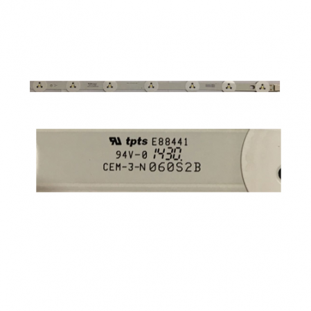 Tira 7 Led TOSHIBA 40L3433DG CEM-3-N 060S2B