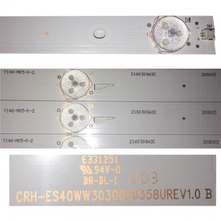 Tira 8Leds E331251  Thomson 40FB3103 SWAP