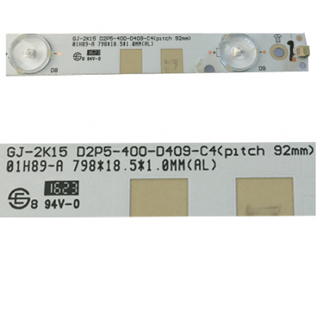 Tira 9 Led PHILIPS 40PFH4101/88 GJ-2K15 D2P5-400-D409-C4 SWAP