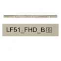 Tira Led LG 43LF510V LF51_FHD_B SWAP