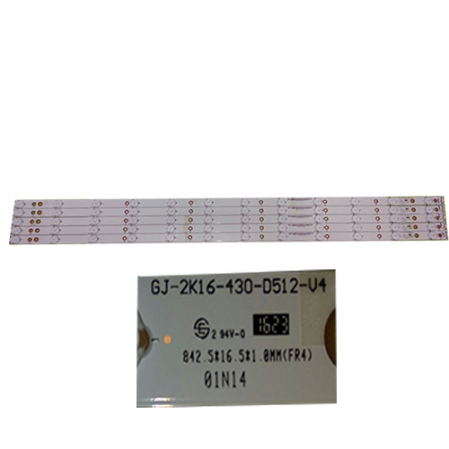 Tira Led PHILIPS 43PUS6401/12 GJ-2K16-430-D512-V4
