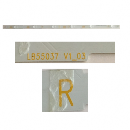 Tira Led PHILIPS 55PUx6400 LB55037 V1_03 R