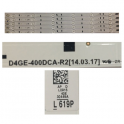 Tira Led SAMSUNG UE40J5100AW D4GE-400DCA-R2 L0916