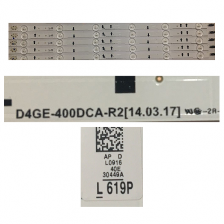 Tira Led SAMSUNG UE40J5100AW D4GE-400DCA-R2 L0916