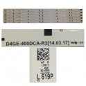 Tira Led SAMSUNG UE40J5100AW D4GE-400DCA-R2 L0917