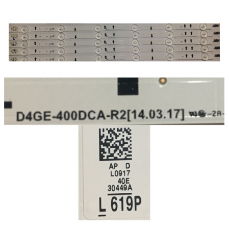 Tira Led SAMSUNG UE40J5100AW D4GE-400DCA-R2 L0917