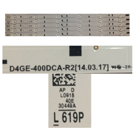 Tira Led SAMSUNG UE40J5100AW D4GE-400DCA-R2 L0918