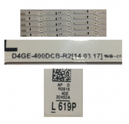 Tira Led SAMSUNG UE40J5100AW D4GE-400DCB-R2 R0916