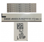 Tira Led SAMSUNG UE40J5100AW D4GE-400DCB-R2 R0917