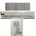 Tira Led SAMSUNG UE40J5100AW D4GE-400DCB-R2 R0918