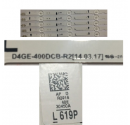 Tira Led SAMSUNG UE40J5100AW D4GE-400DCB-R2 R0918