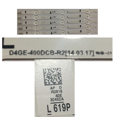 Tira Led SAMSUNG UE40J5100AW D4GE-400DCB-R2 R0918