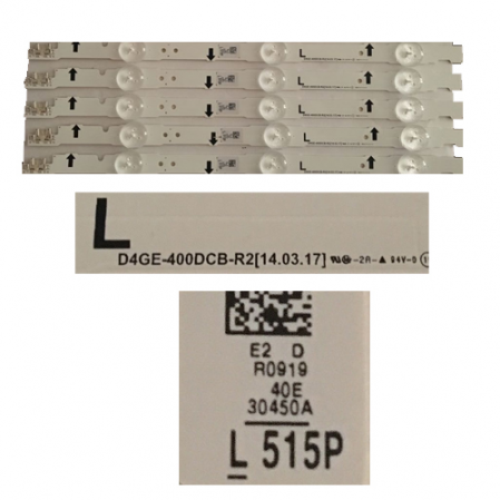 Tira Led SAMSUNG UE40J6200AW D4GE-400CB R0919