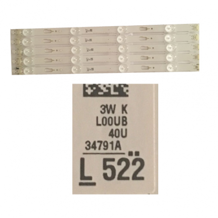 Tira Led SAMSUNG UE40JU6000WXXH VSDU-400DCA L00UB