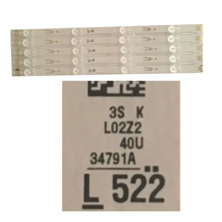 Tira Led SAMSUNG UE40JU6000WXXH VSDU-400DCA L02Z2