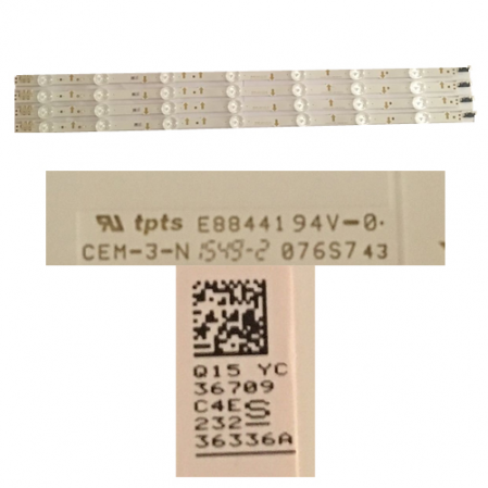 Tira Led SAMSUNG UE43J5500AKXXC CEM-3-N  36709