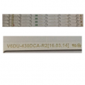 Tira Led SAMSUNG UE43KU6000K V6DU-430DCA