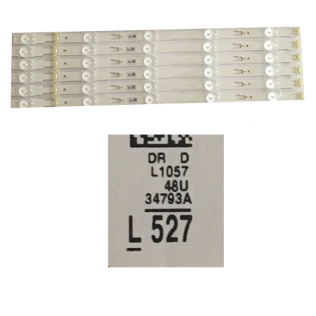 Tira Led SAMSUNG UE48JU6000W V5DU-480DCA L1057