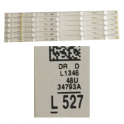 Tira Led SAMSUNG UE48JU6000W V5DU-480DCA L1346