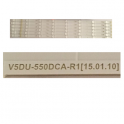 Tira Led SAMSUNG UE55JU6470UXXC V5DU-550DCA-R1