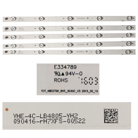 Tira5Leds Thomson E334789 090416-rH7XFS-00522 48FA3203  SWAP