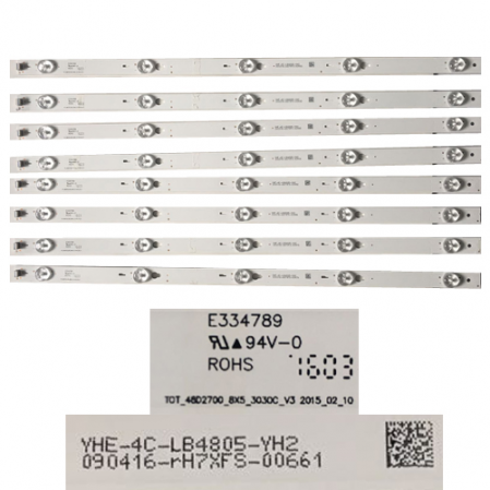 Tira5Leds ThomsonE334789 090416-rH7XFS-00661 48FA3203 SWAP