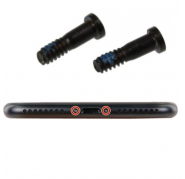 Tornillos parte inferior Iphone 7, Iphone 7 plus... Negro