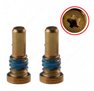 2 Tornillos parte inferior Iphone 8, Iphone 8 plus... Dorado