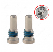 2 Tornillos parte inferior Iphone 8, Iphone 8 plus... Gris Plata