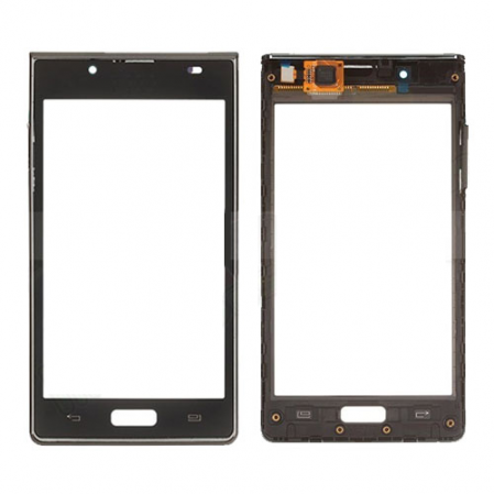 Ventana Tactil + Carcasa Frontal LG Optimus L7 P700 Negra