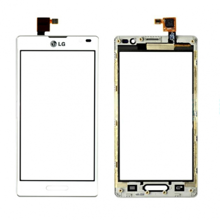 Ventana Tactil + Carcasa Frontal LG Optimus L9 P760 Blanco
