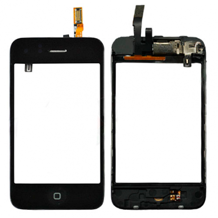 Ventana Tactil + Frame + Auricular iPhone 3G Negro...